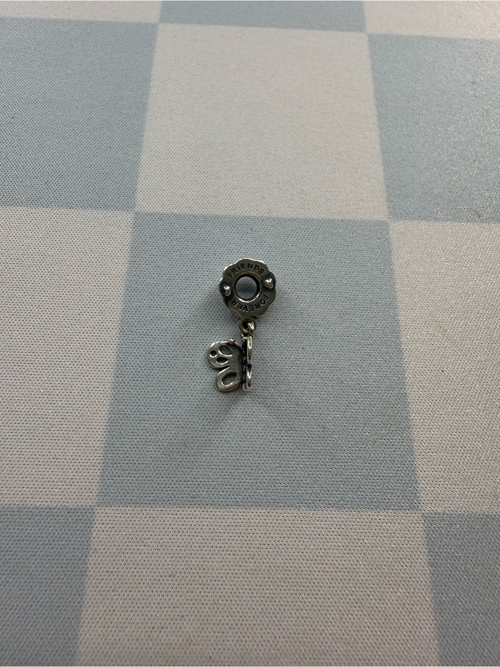 Authentic Pandora Friends Forever Butterfly Charm